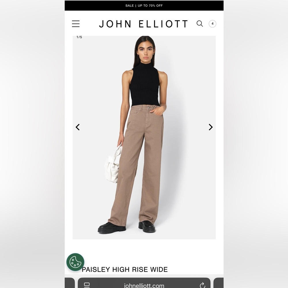 John Elliott Paisley High Rise Pants (mult sizes & colors, brand new with tags)